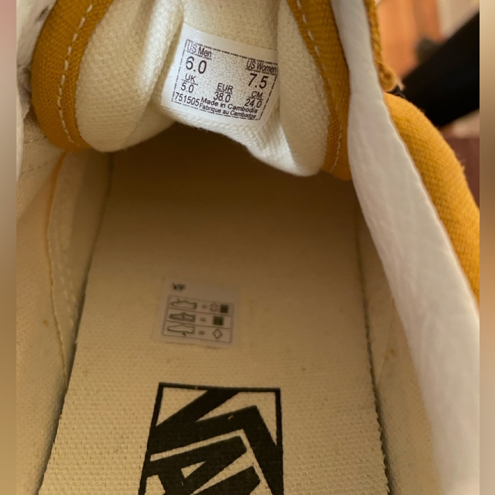 Mustard Yellow Old Skool Vans - Picture 3 of 6
